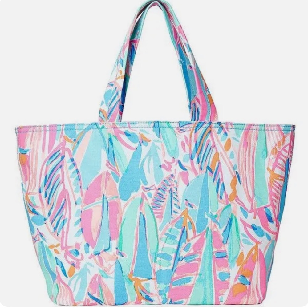Lilly Pulitzer Palm Beach Canvas tote bag